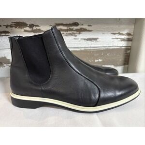 Amberjack Chelsea‎ Boot Mens 13M Black Onyx Leather Shoes Made In Portugal